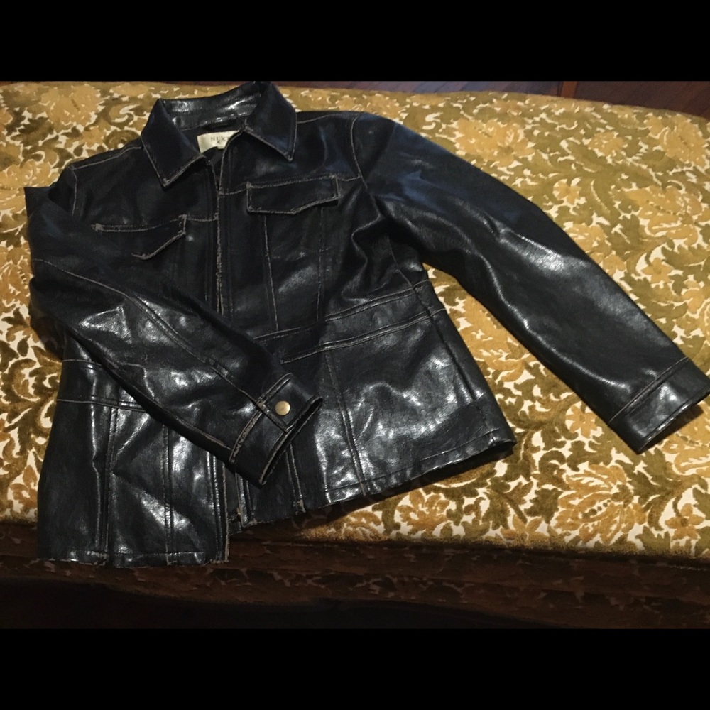 Faux Leather Jacket